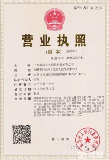 广东微萌久久网络科技